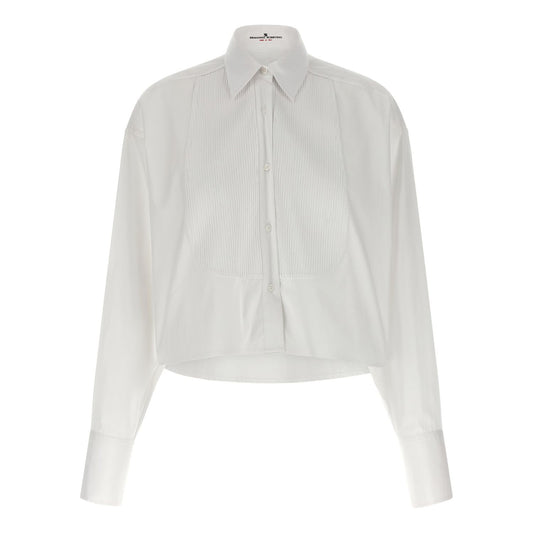 Ermanno Scervino White Cotton Blouse