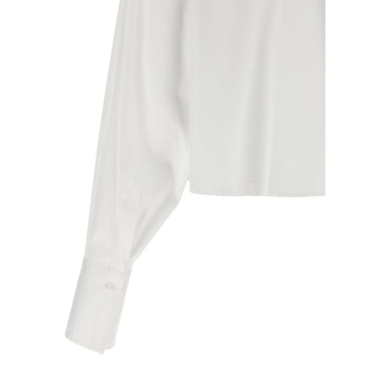 Ermanno Scervino White Cotton Blouse