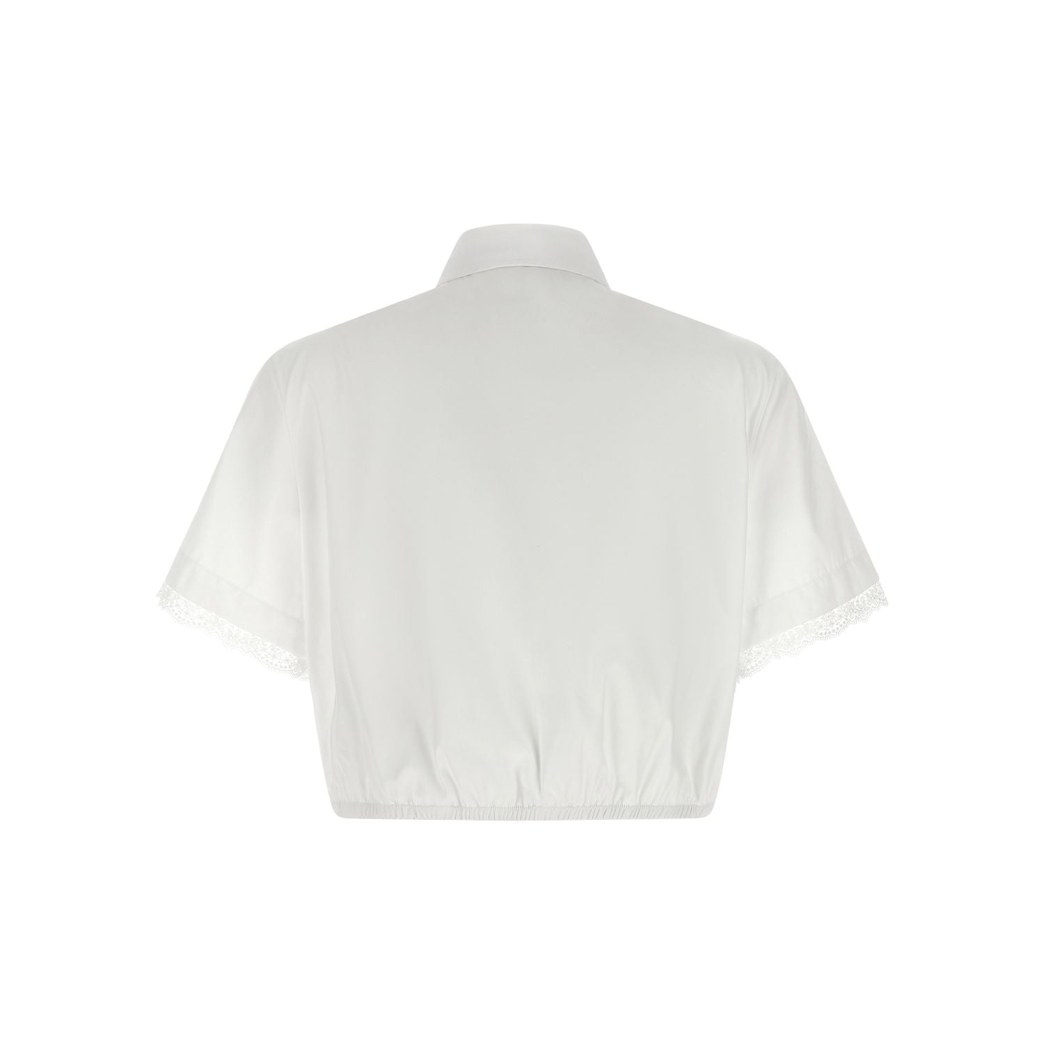 Ermanno Scervino White Cotton Blouse