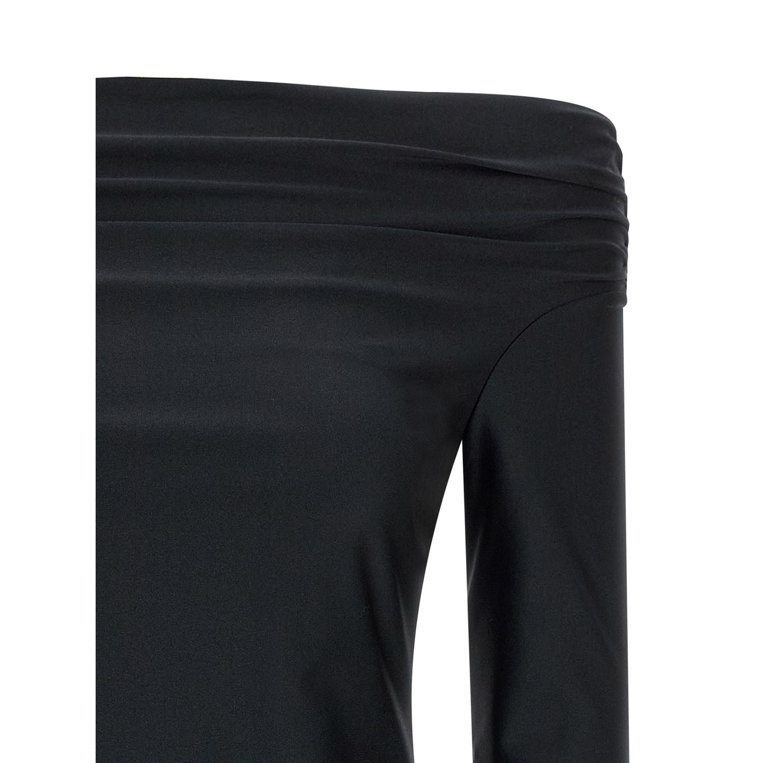 The Andamane Black Polyamide Tank Tops