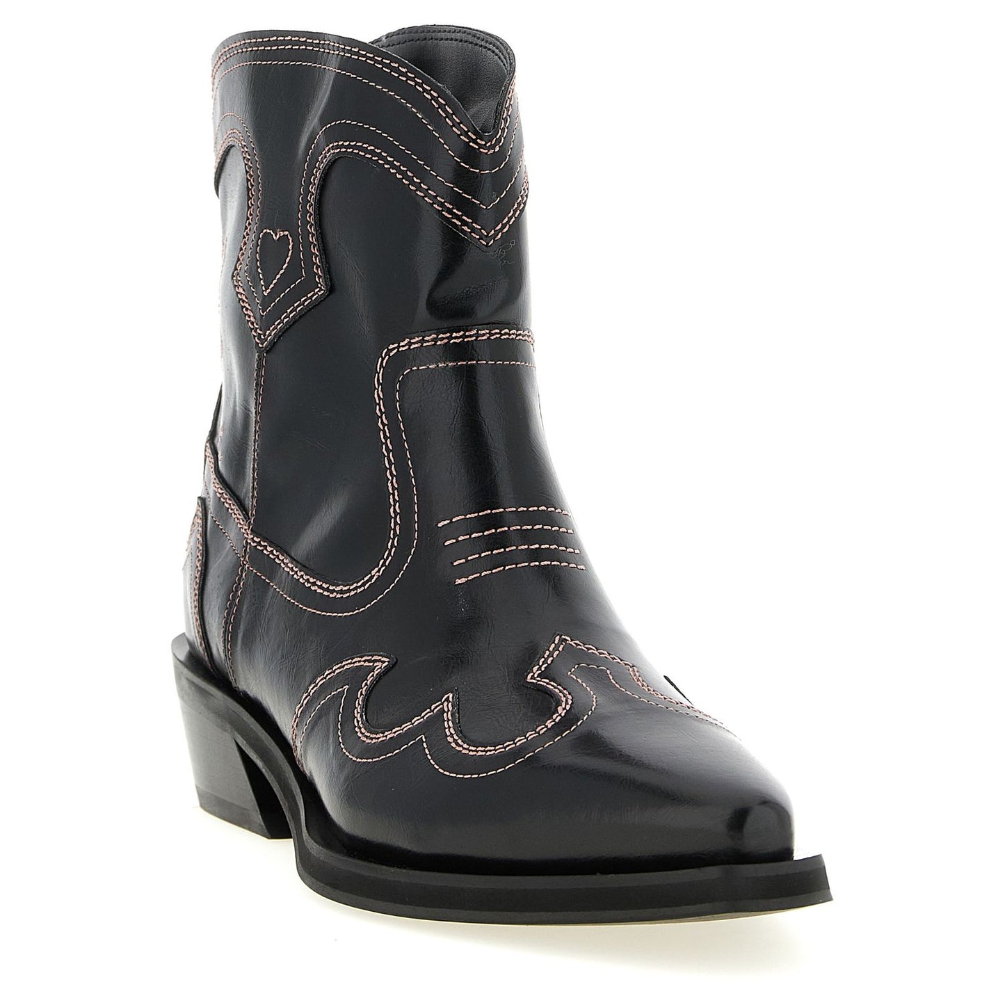 Ganni Black Polyethylene Chelsea Boots