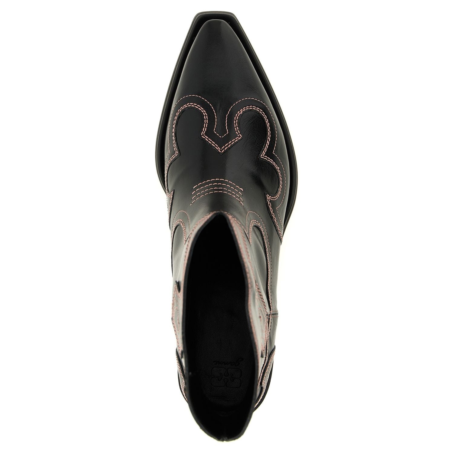 Ganni Black Polyethylene Chelsea Boots
