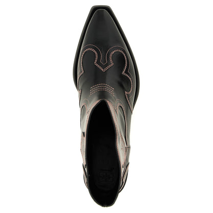 Ganni Black Polyethylene Chelsea Boots