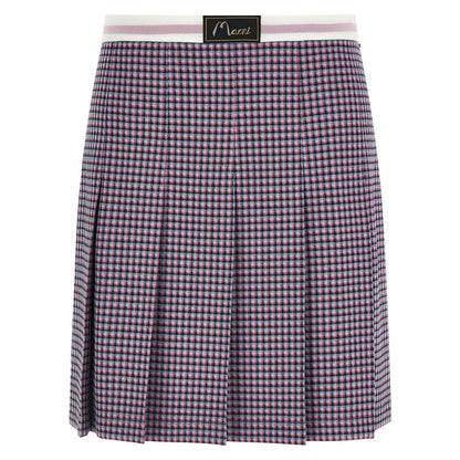 Marni Purple Viscose Long Skirt