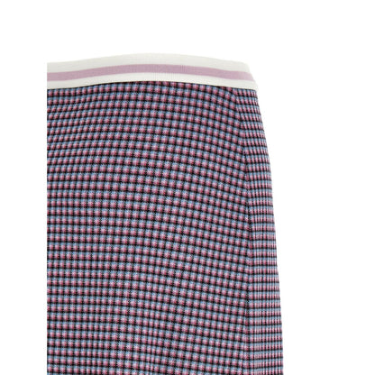 Marni Purple Viscose Long Skirt