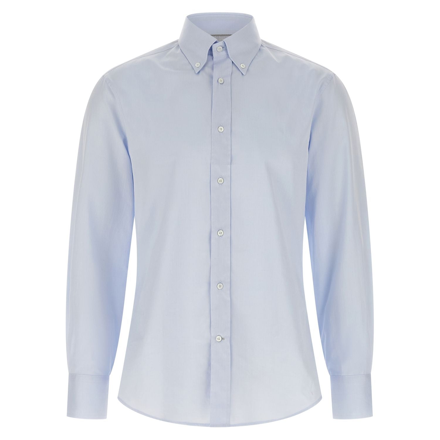 Brunello Cucinelli Blue Cotton Blouse