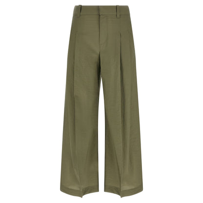 Brunello Cucinelli Bicolor Cotton Casual Pants