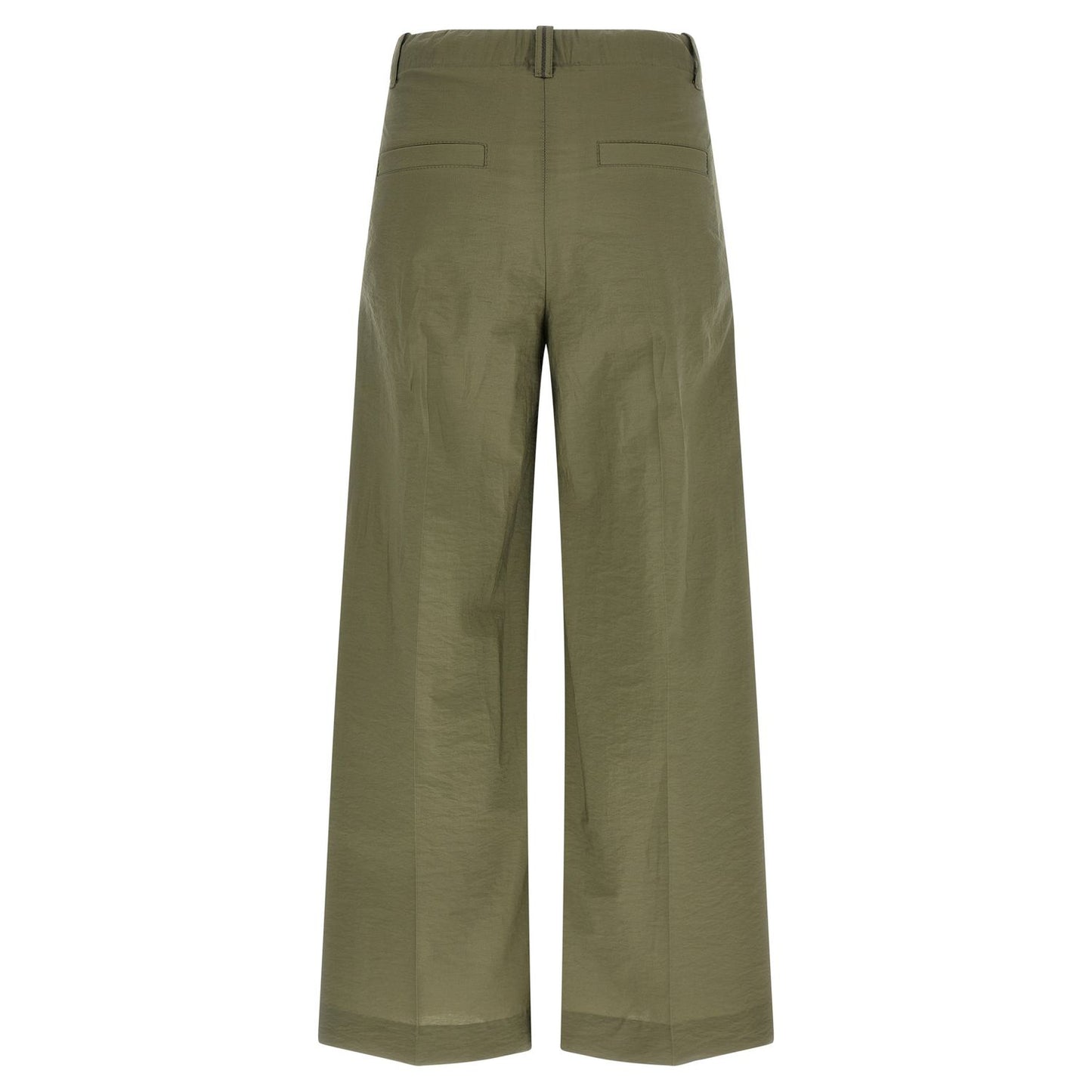 Brunello Cucinelli Bicolor Cotton Casual Pants