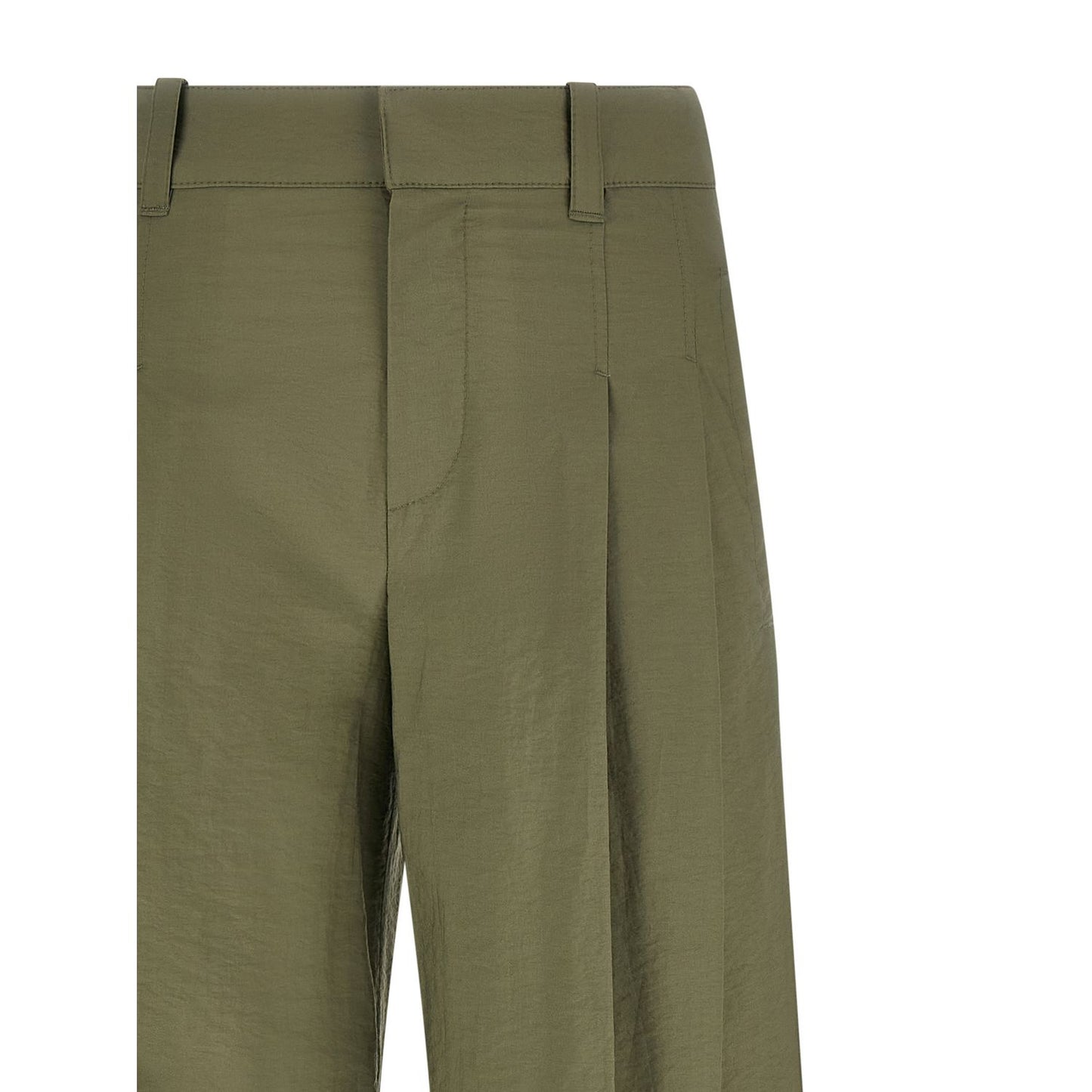 Brunello Cucinelli Bicolor Cotton Casual Pants
