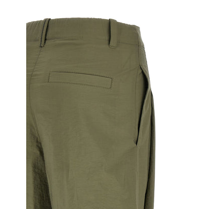 Brunello Cucinelli Bicolor Cotton Casual Pants