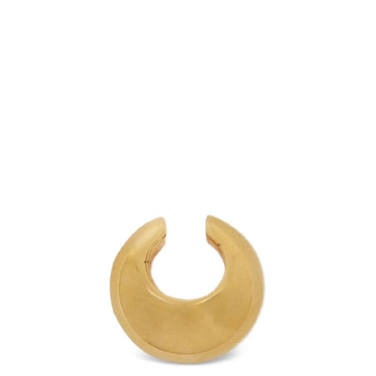 Jil Sander Gold Brass Earrings