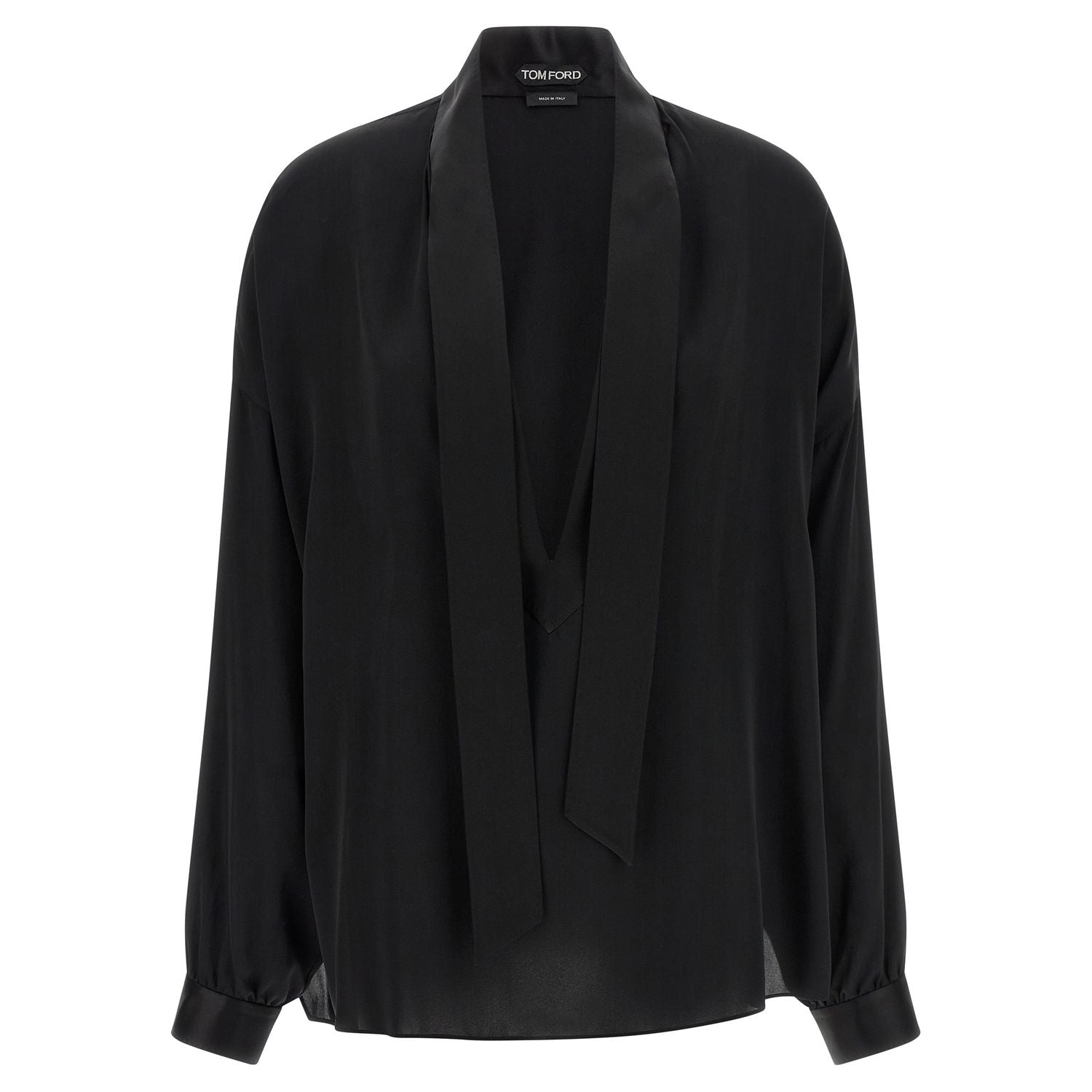 Tom Ford Black Silk Blouse