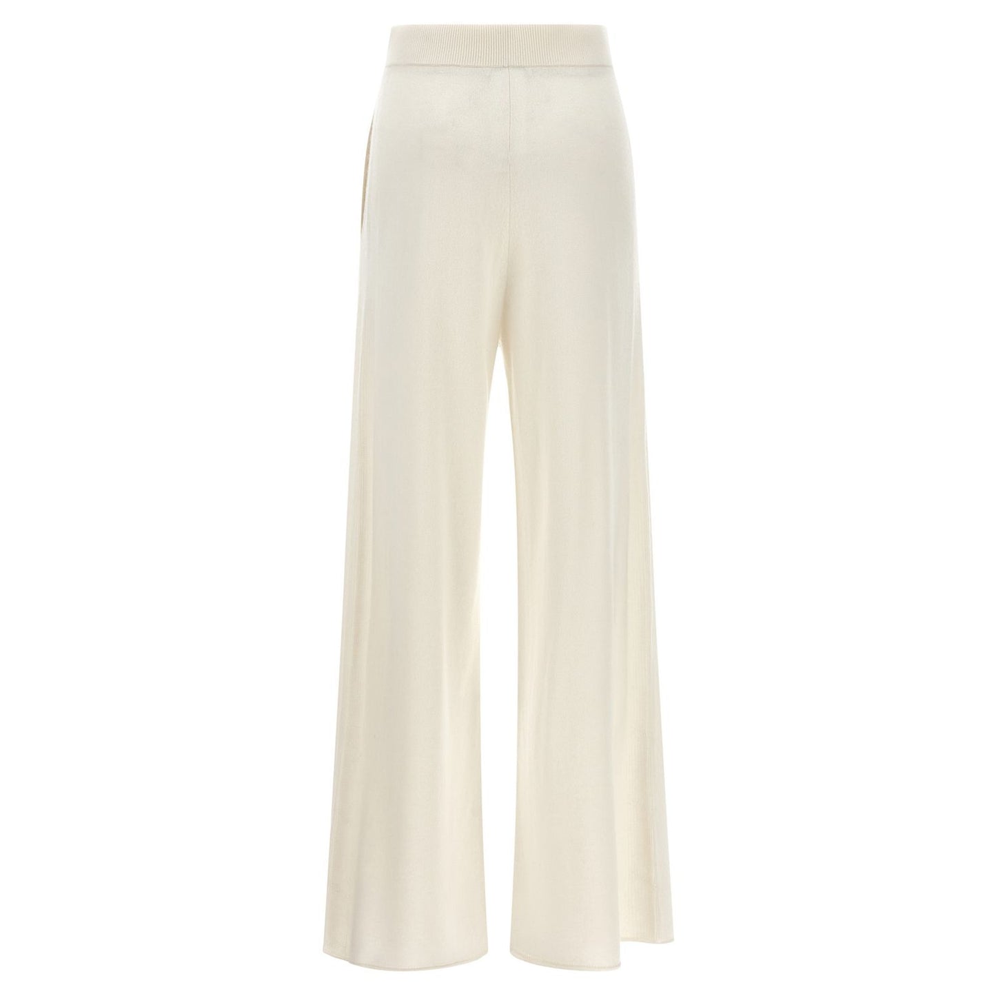 Max Mara White Cashmere Casual Pants