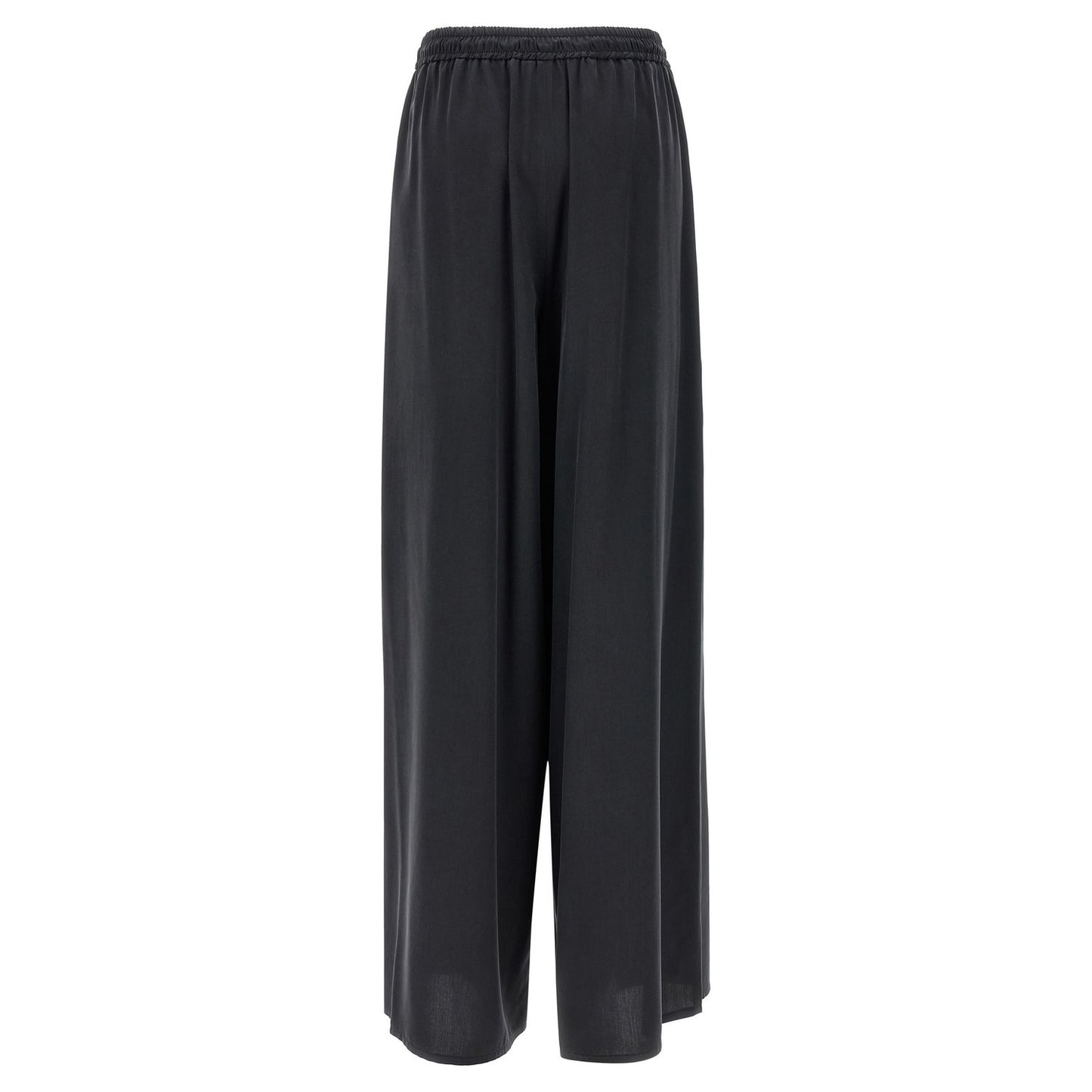 Max Mara Blue Silk Casual Pants