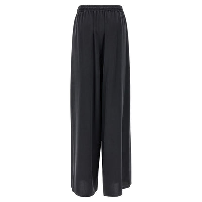 Max Mara Blue Silk Casual Pants