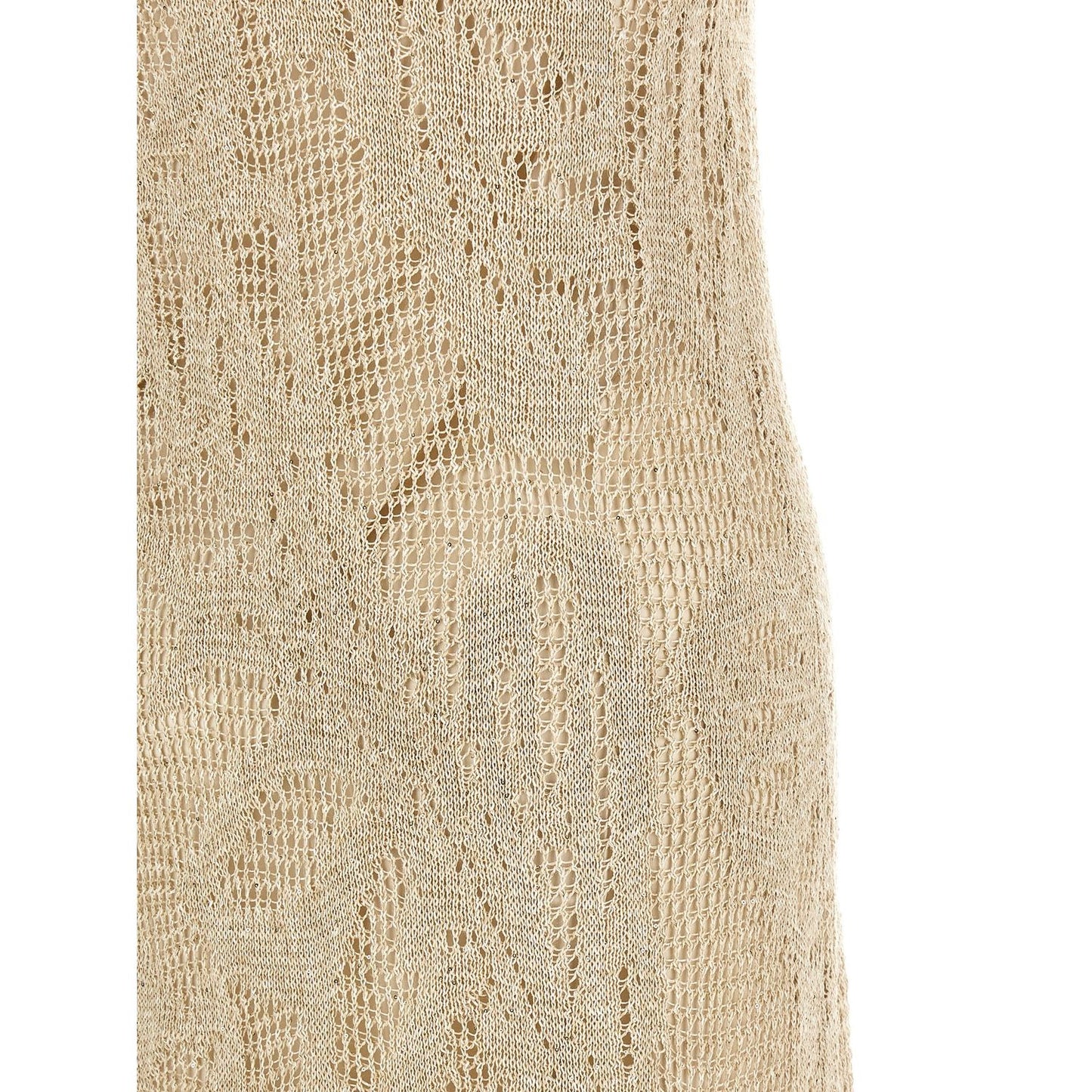 Brunello Cucinelli Beige Linen Long Dress