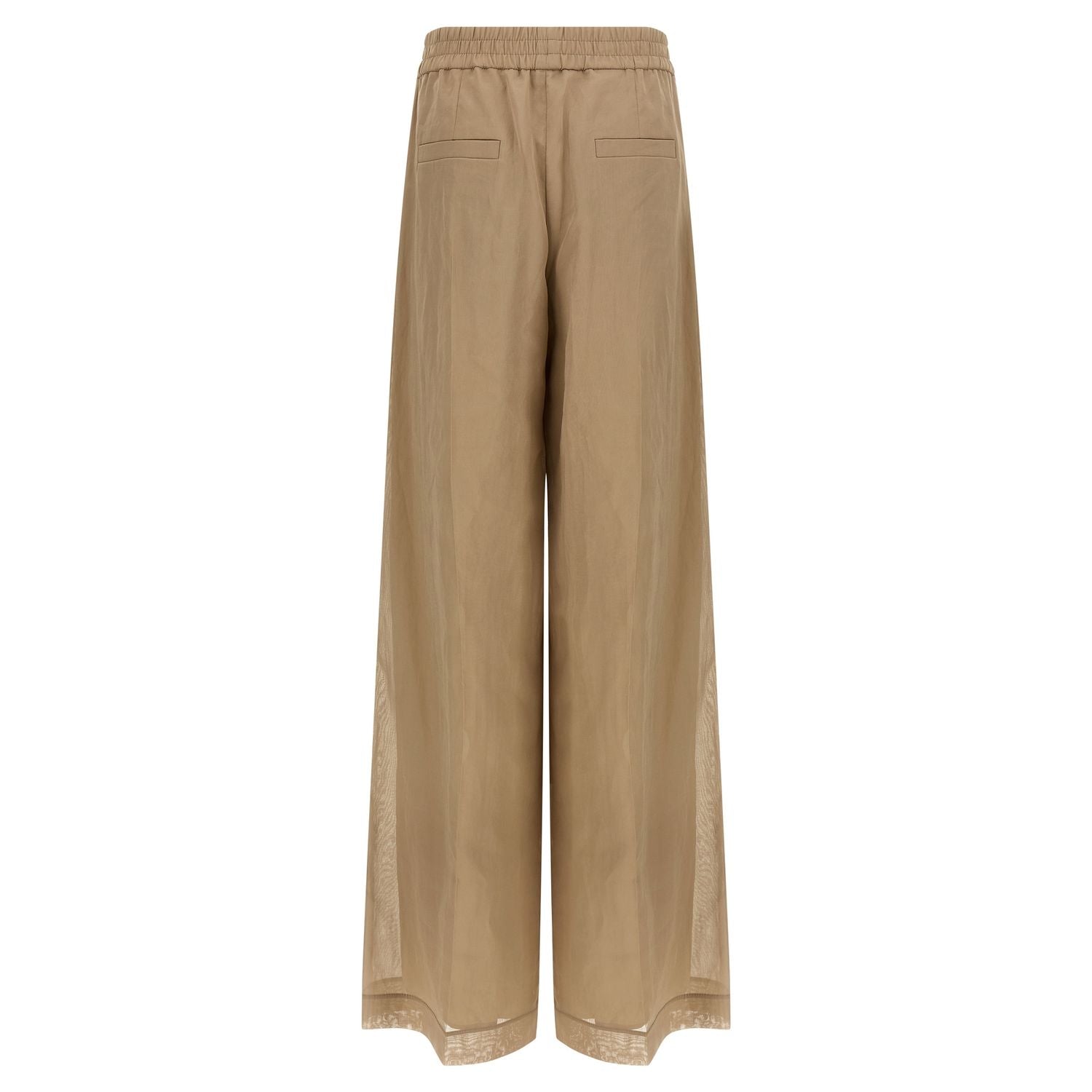 Brunello Cucinelli Beige Cotton Casual Pants