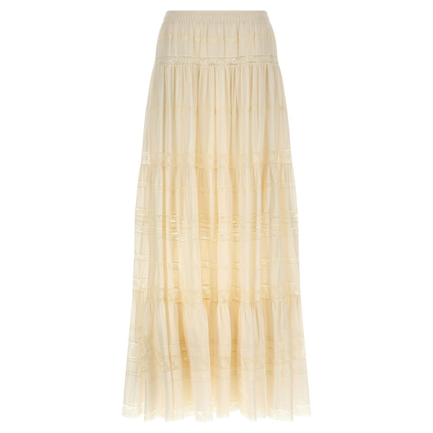 Ermanno Scervino White Cotton Mini Skirt