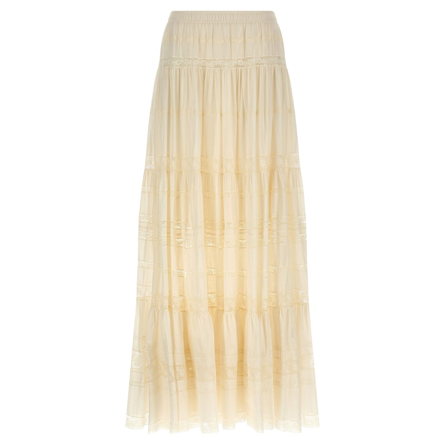 Ermanno Scervino White Cotton Mini Skirt