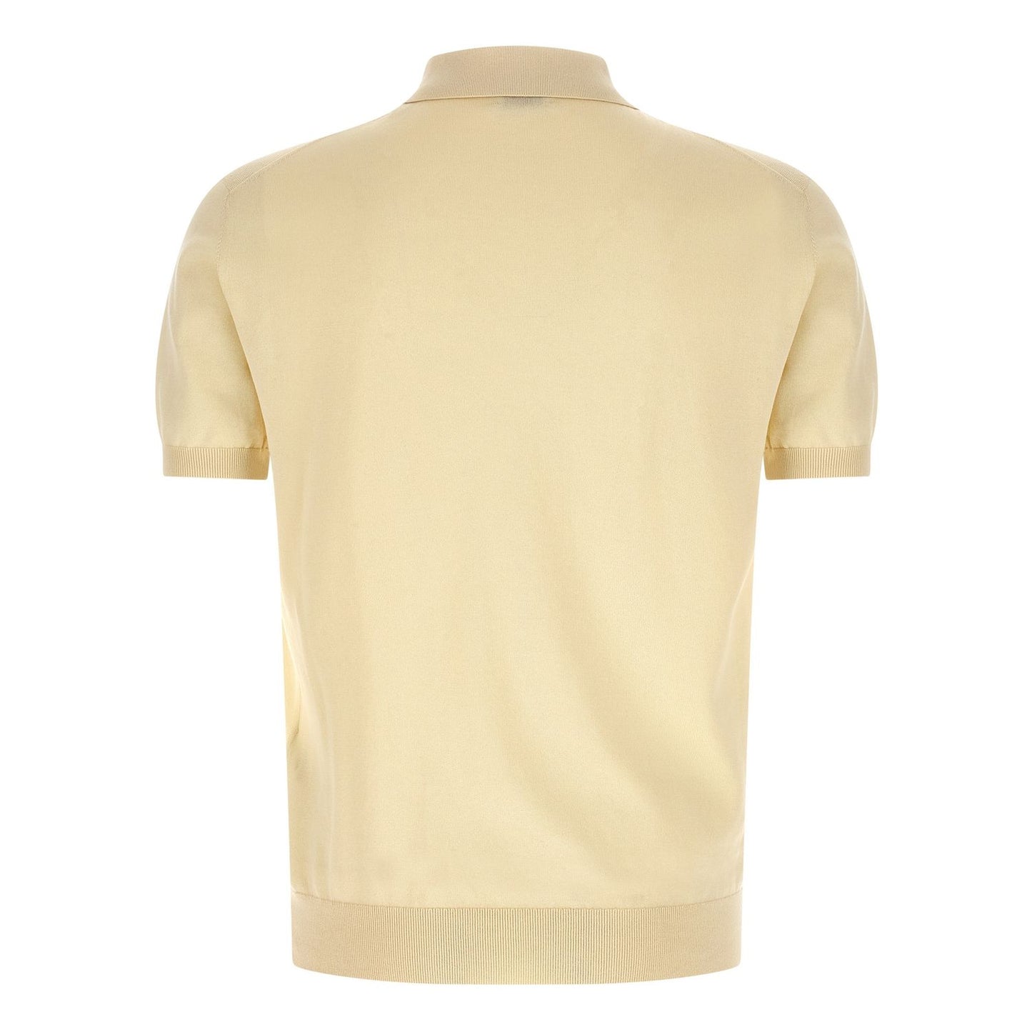 Etro Beige Cotton Polo Shirt
