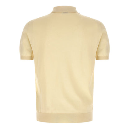 Etro Beige Cotton Polo Shirt