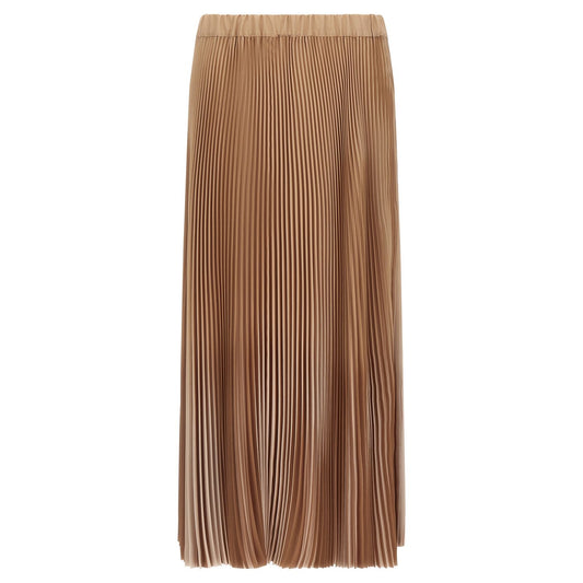 Fabiana Filippi Beige Polyester Midi Skirt
