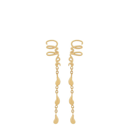 Chloé Gold Brass Earrings