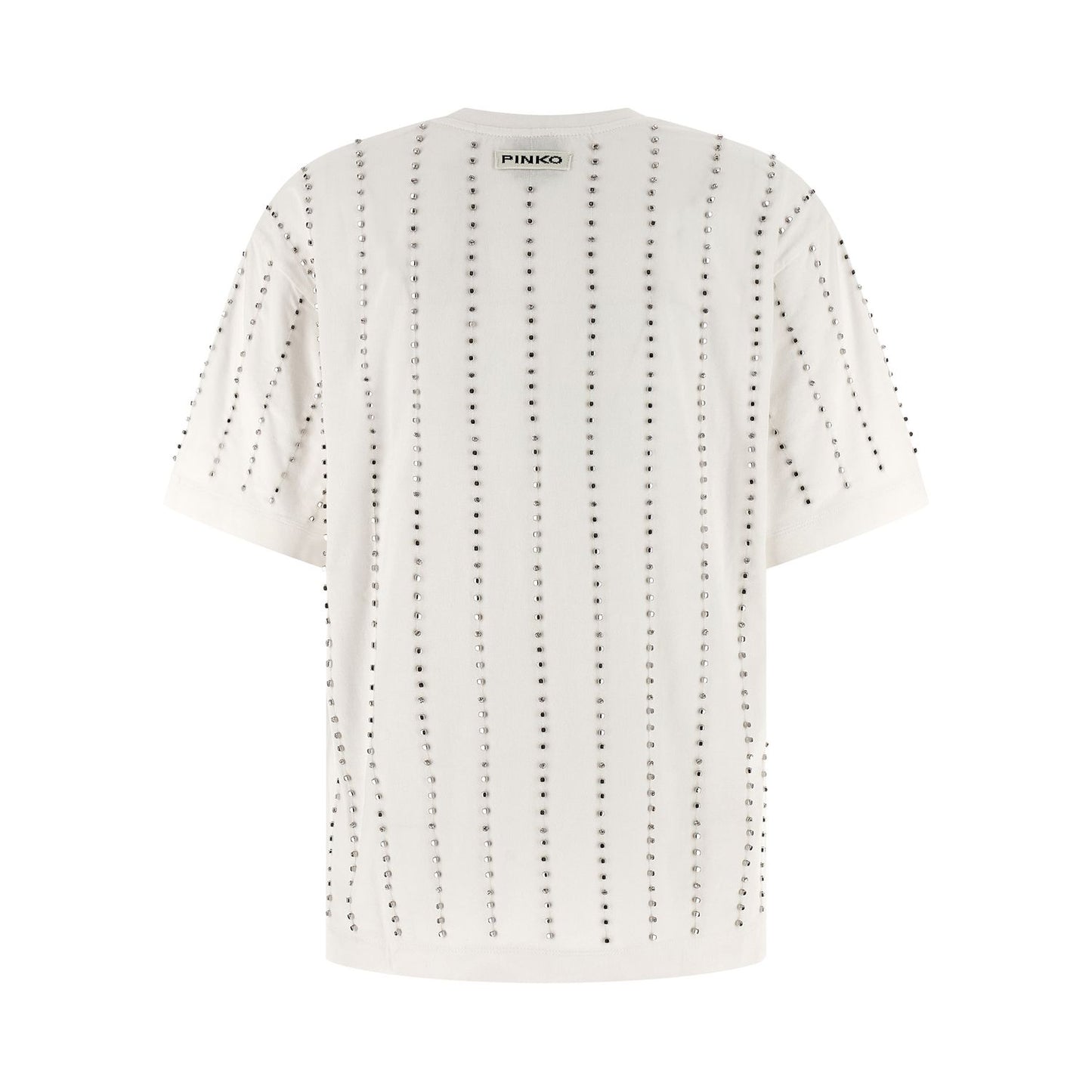 PINKO White Cotton T-Shirt