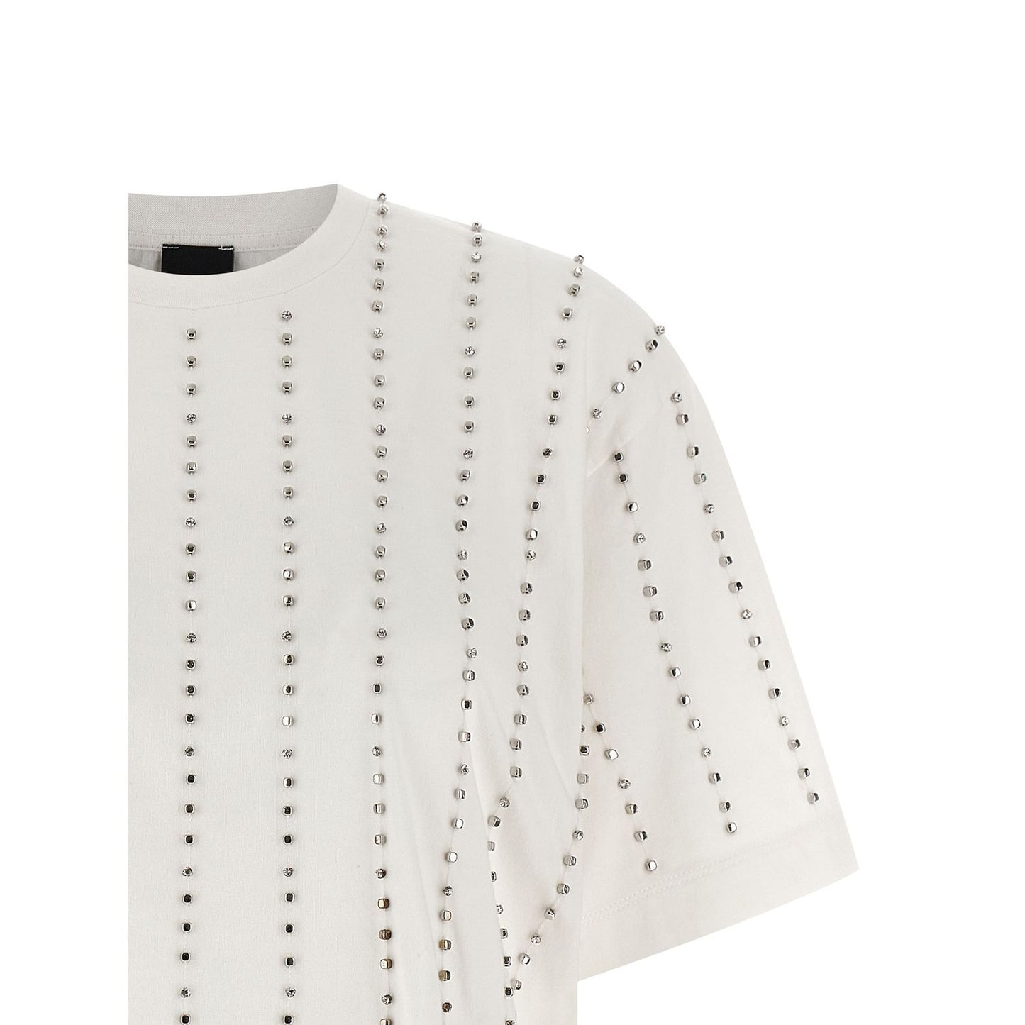 PINKO White Cotton T-Shirt