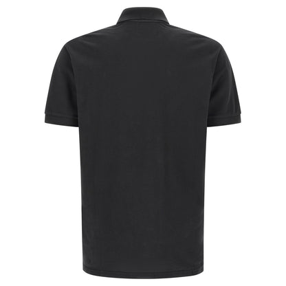 Isabel Marant Black Cotton Polo Shirt