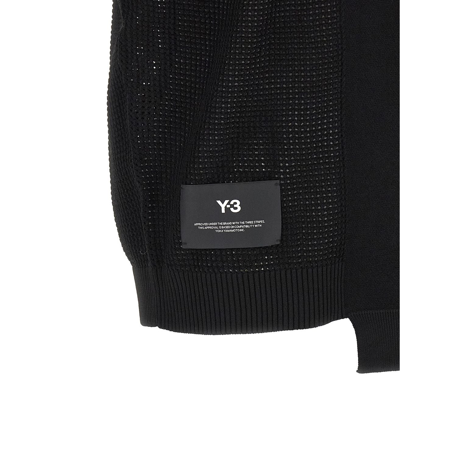 Y-3 Black Rayon Sleeveless Jacket