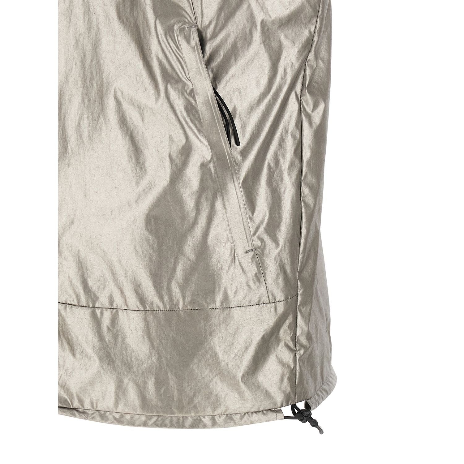 C.P. Company Silver Polyester Sleeveless Jacket