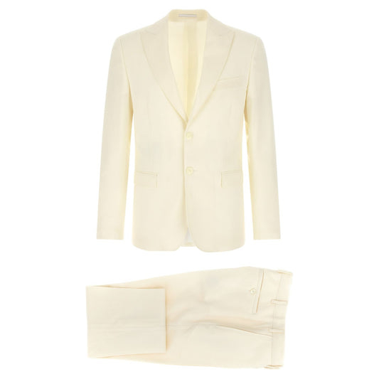 Pal Zileri White Wool Two-Piece Suit
