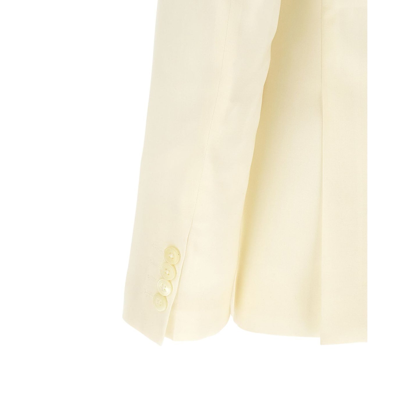 Pal Zileri White Wool Two-Piece Suit
