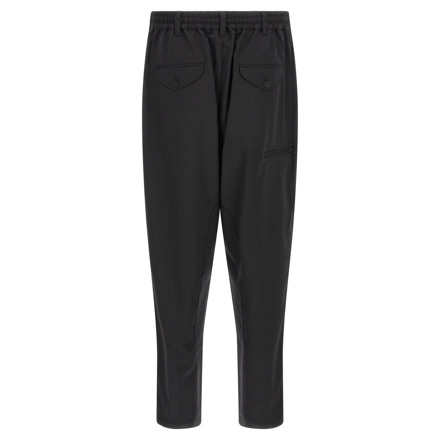 Y-3 Black Polyester Casual Pants