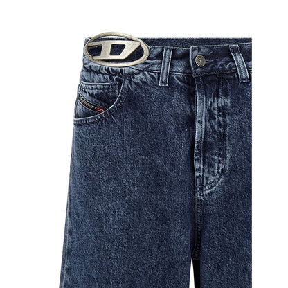 Diesel Blue Cotton Jeans Denim