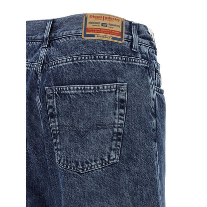 Diesel Blue Cotton Jeans Denim