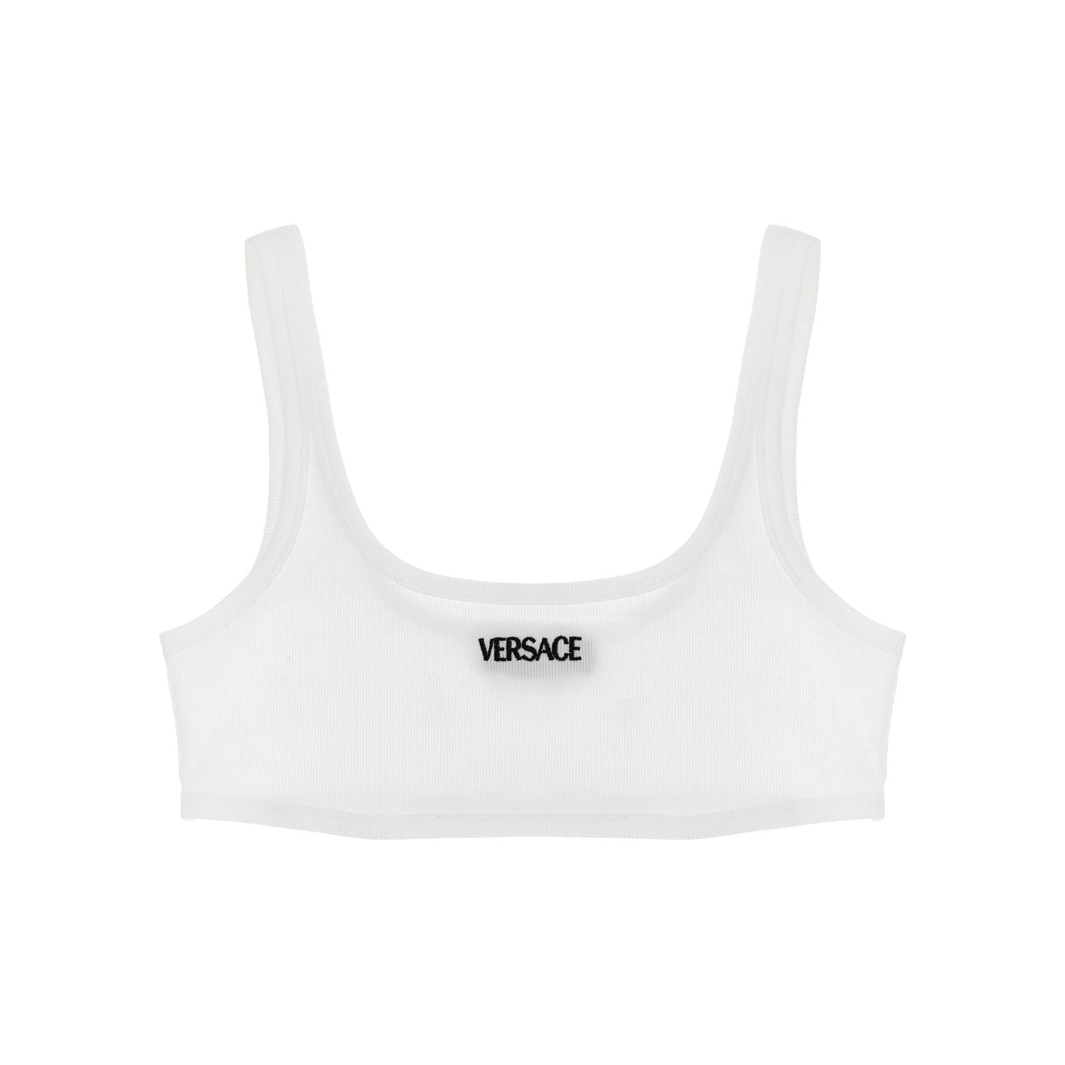Versace White Cotton Bra