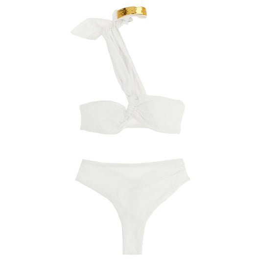 Elisabetta Franchi White Polyamide Bikini