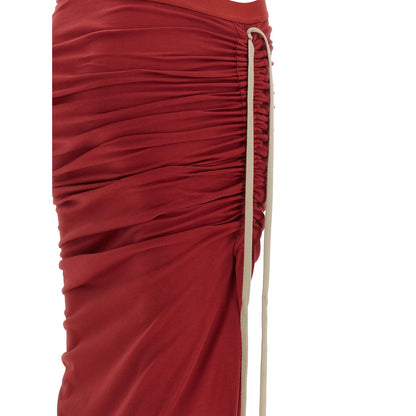 Rick Owens Multicolor Cotton Mini Skirt