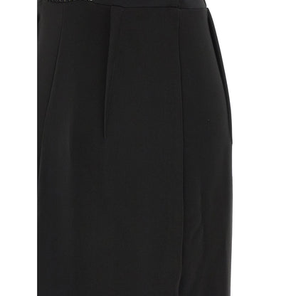 Elisabetta Franchi Black Polyester Long Dress