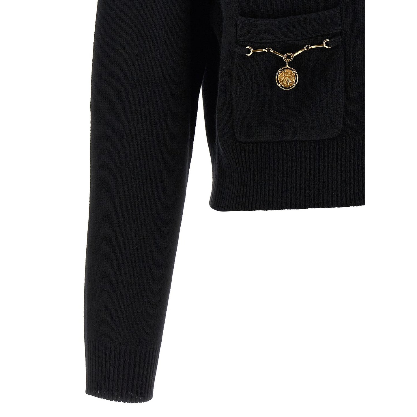 Chloé Black Wool Cardigan