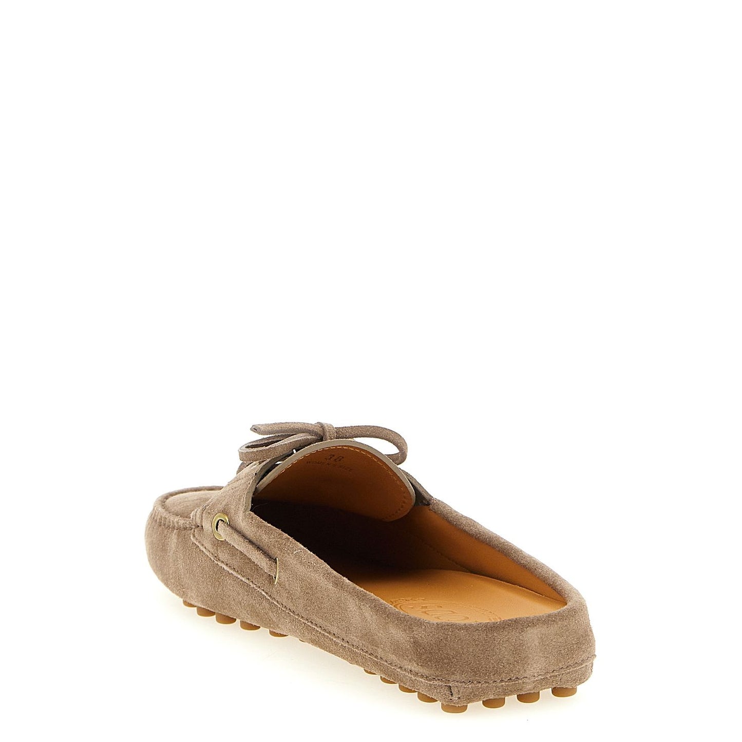 Tod's Beige Calfskin Flats
