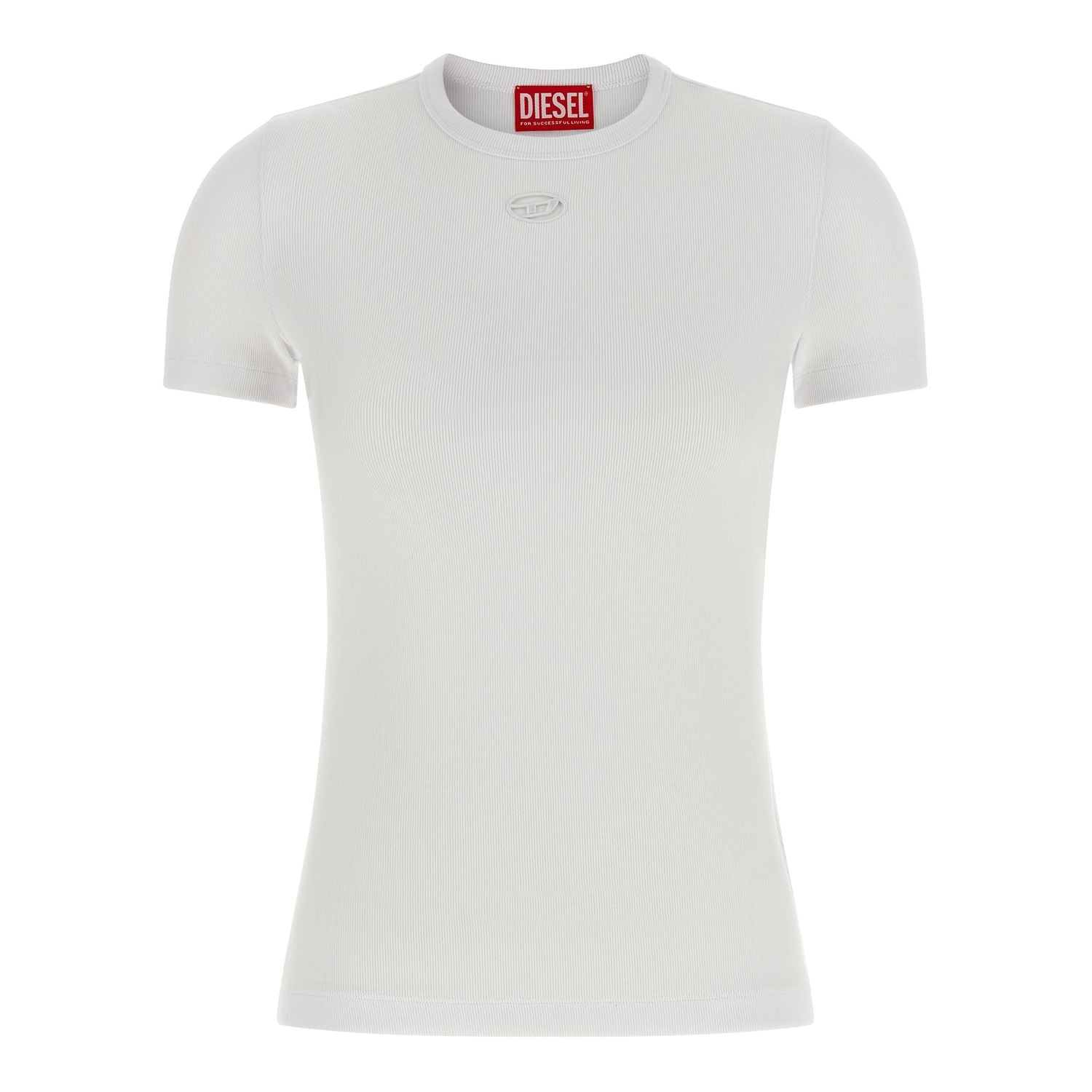Diesel White Cotton T-Shirt