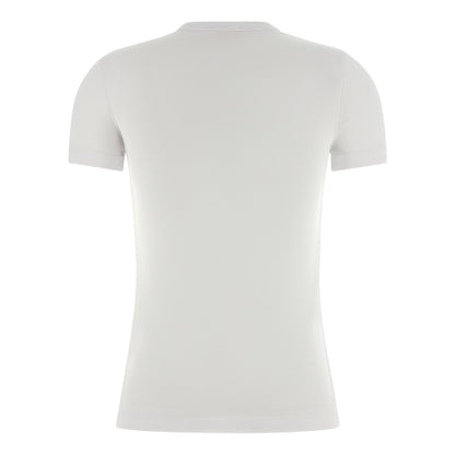 Diesel White Cotton T-Shirt