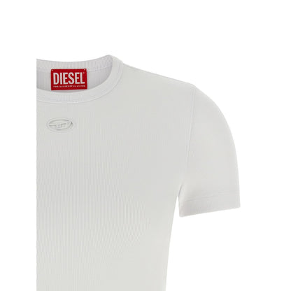 Diesel White Cotton T-Shirt