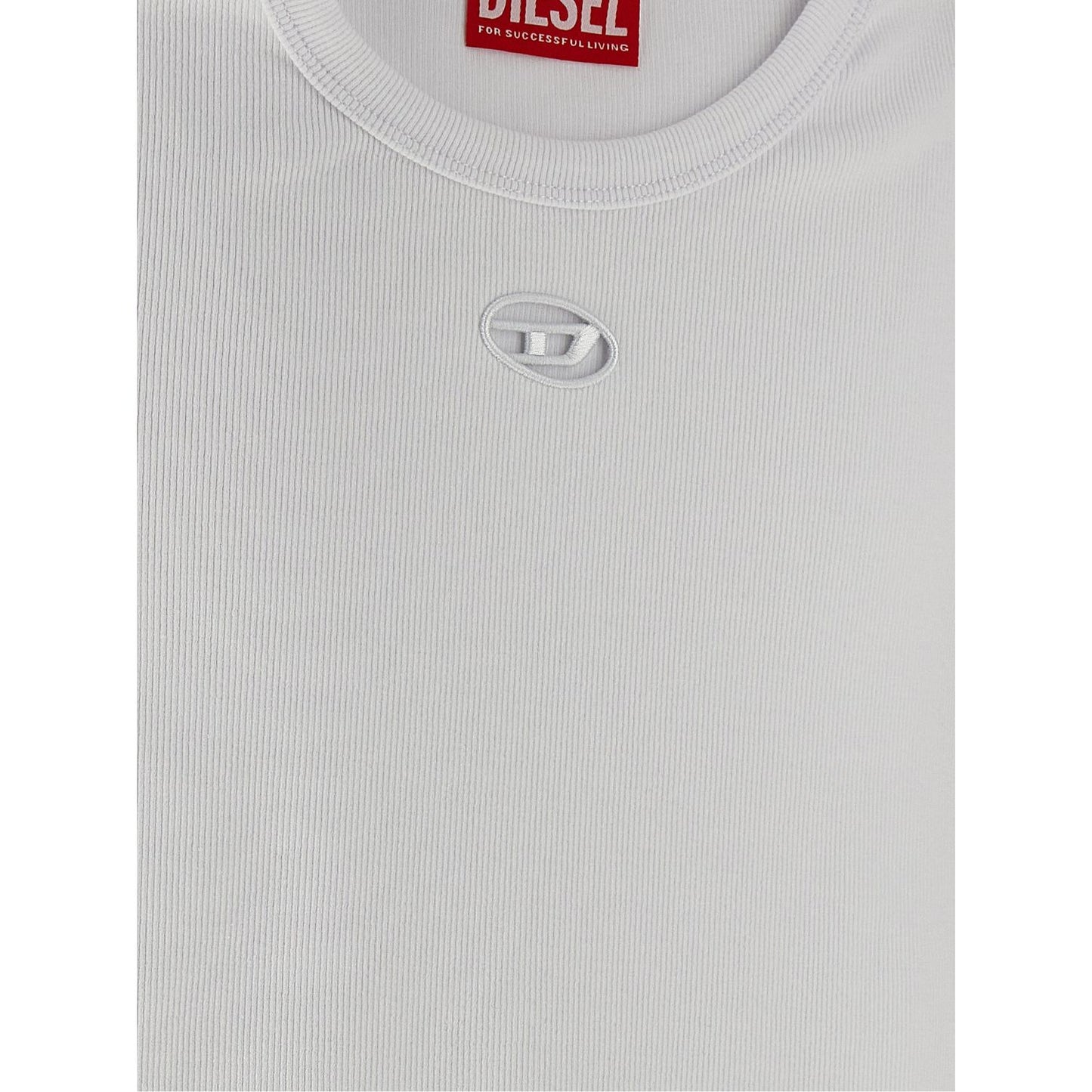 Diesel White Cotton T-Shirt