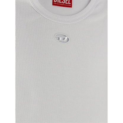 Diesel White Cotton T-Shirt