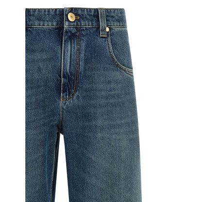 Brunello Cucinelli Blue Cotton Jeans Denim