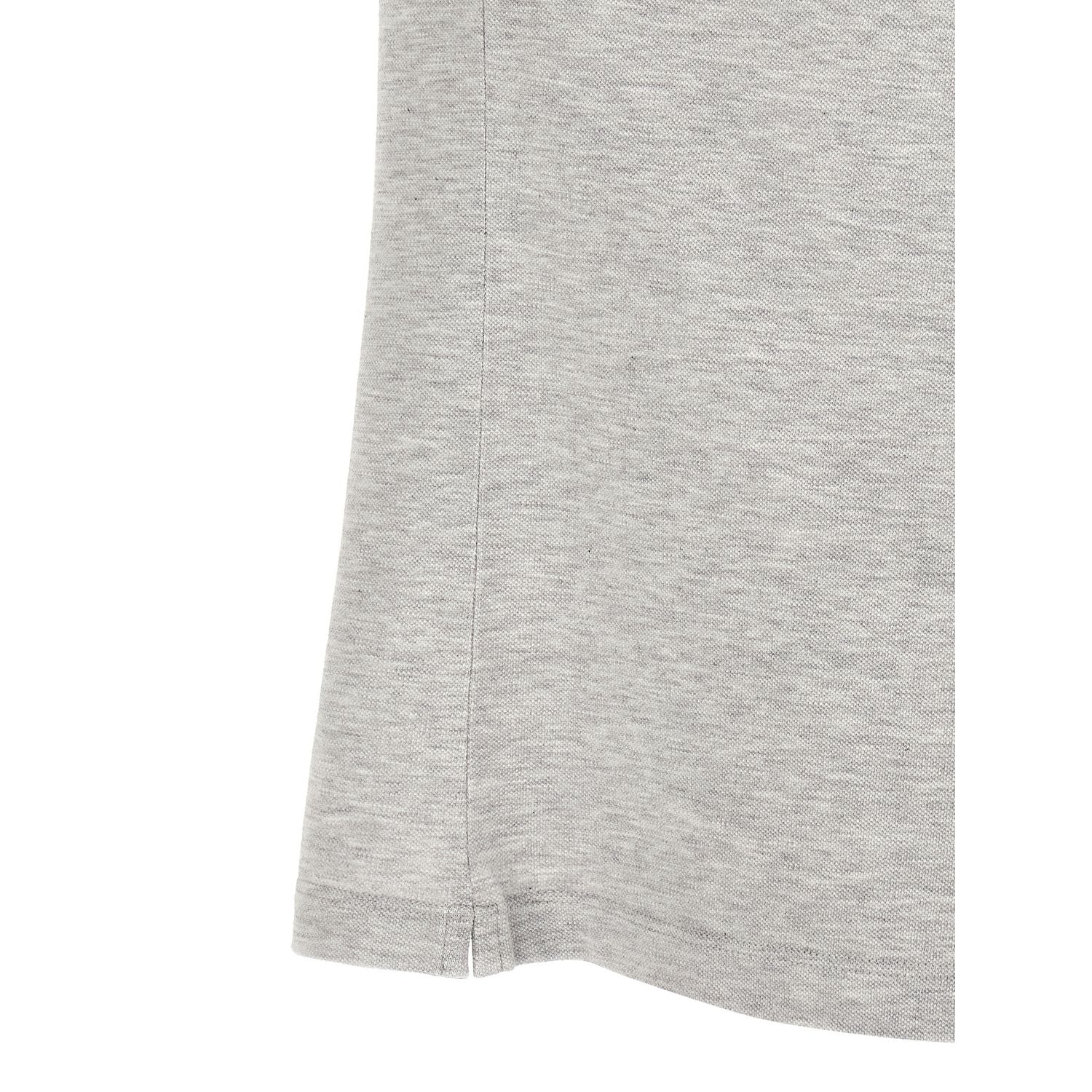 Brunello Cucinelli Gray Cotton Polo Shirt